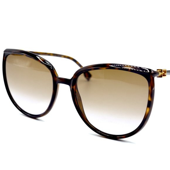 FENDI FF0432/G/S HAVANA BROWN GRADIENT SUNGLASSES - Picture 3 of 6